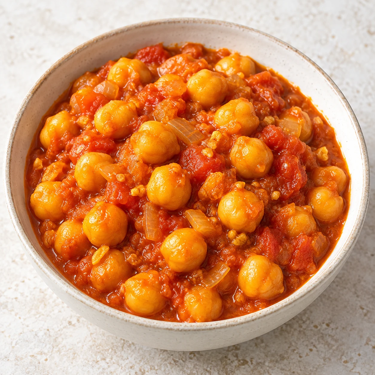 Curry de pois chiches à la tomate