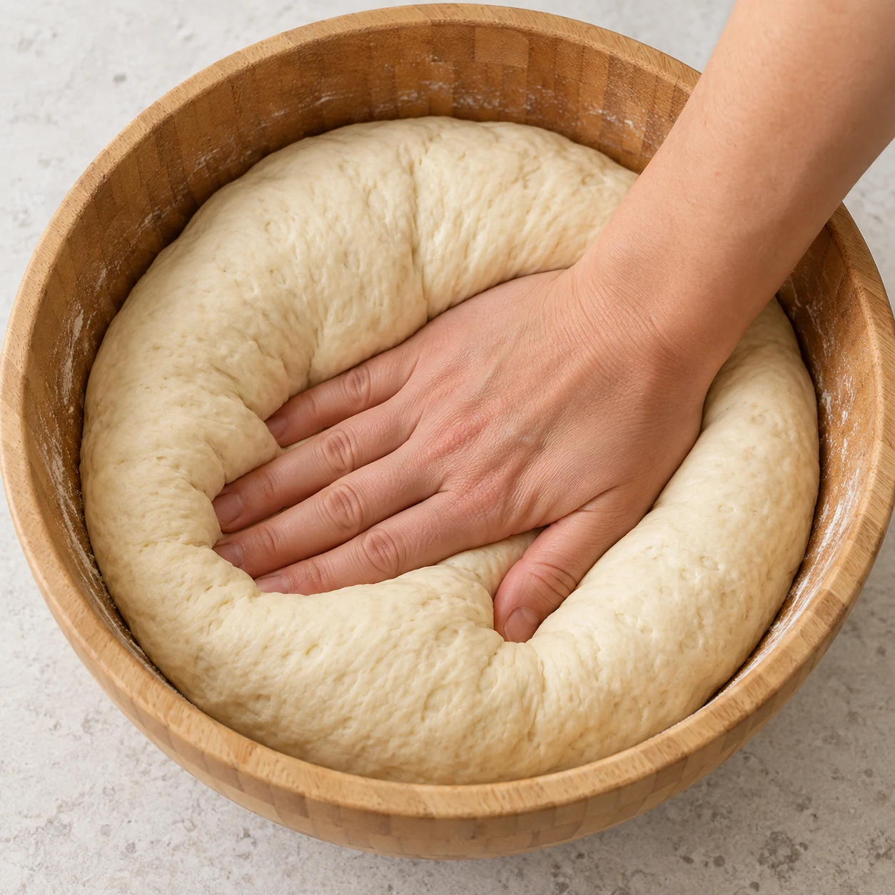 Appuyez sur le pâton levé pour le dégazer.