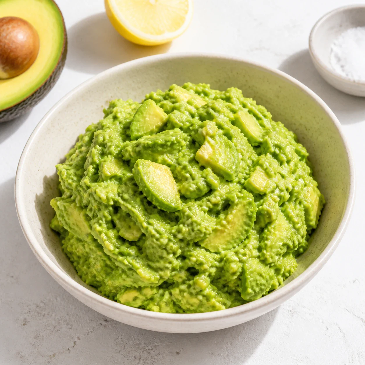 Guacamole maison à la fourchette
