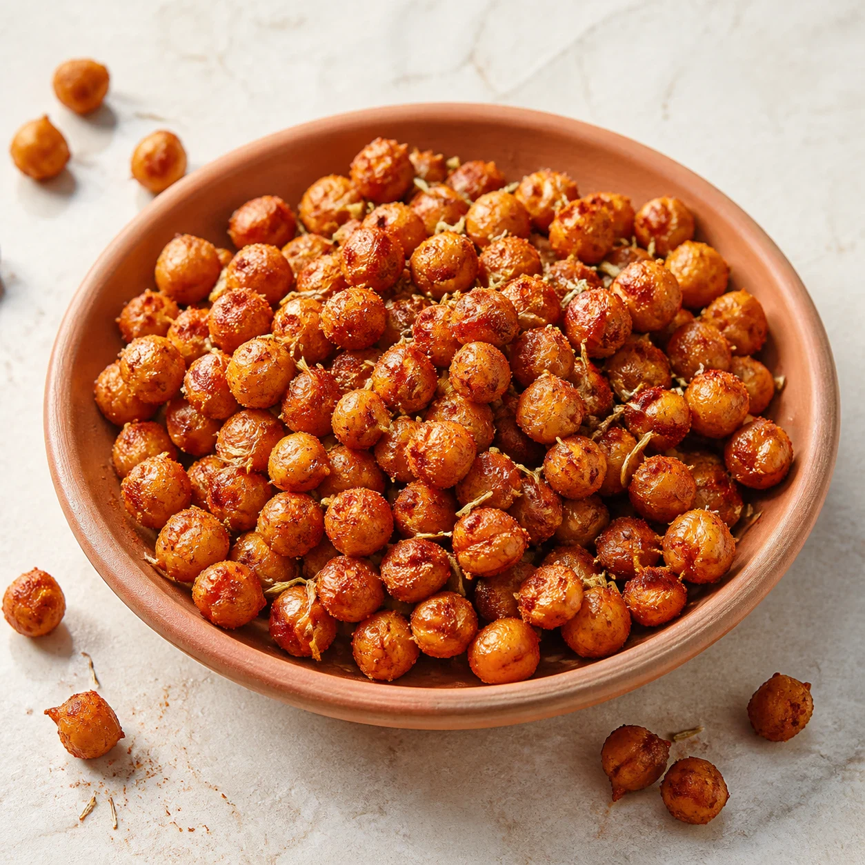 Pois chiches rôtis aux épices