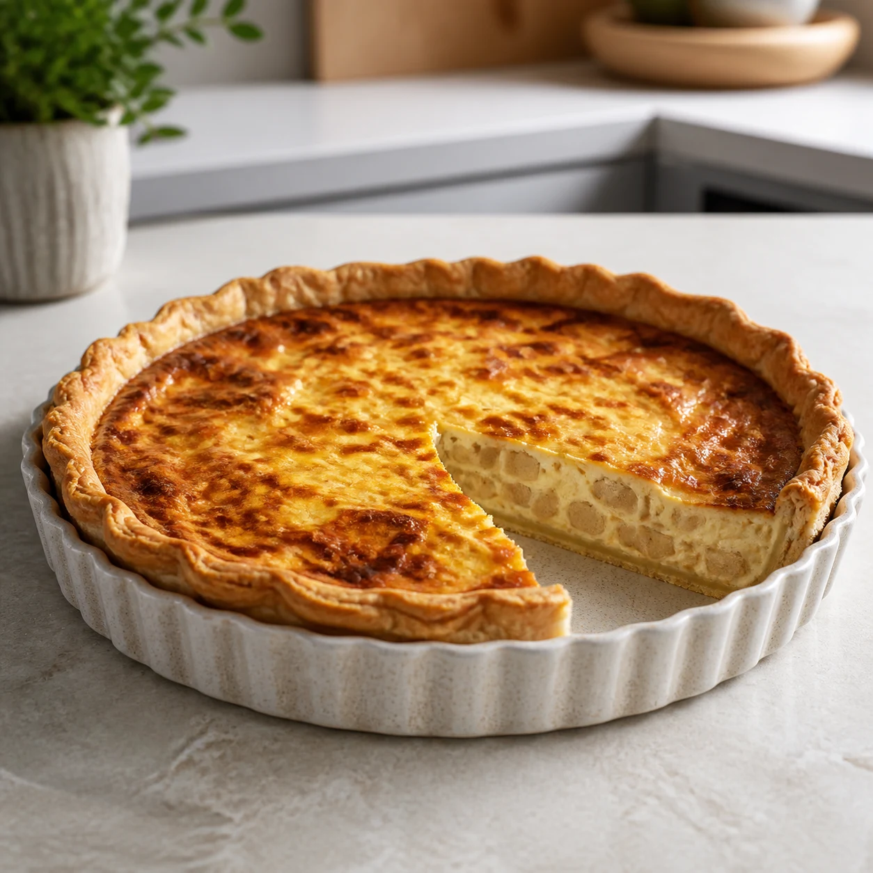 Quiche lorraine végétale