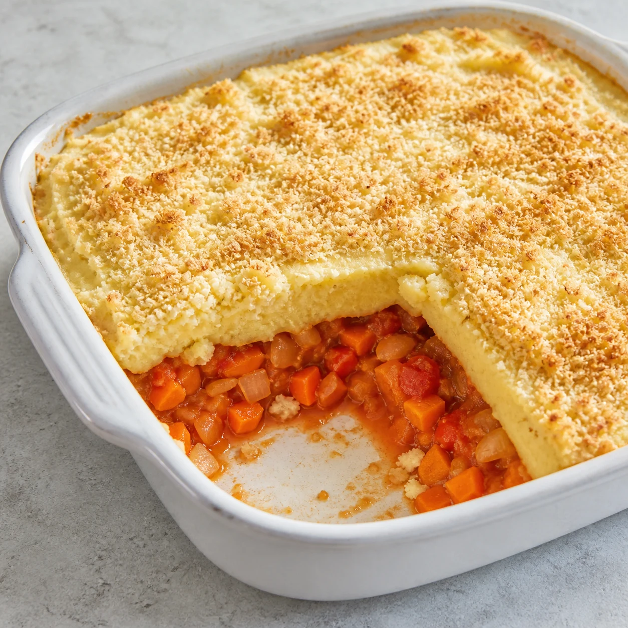 Hachis parmentier aux légumes